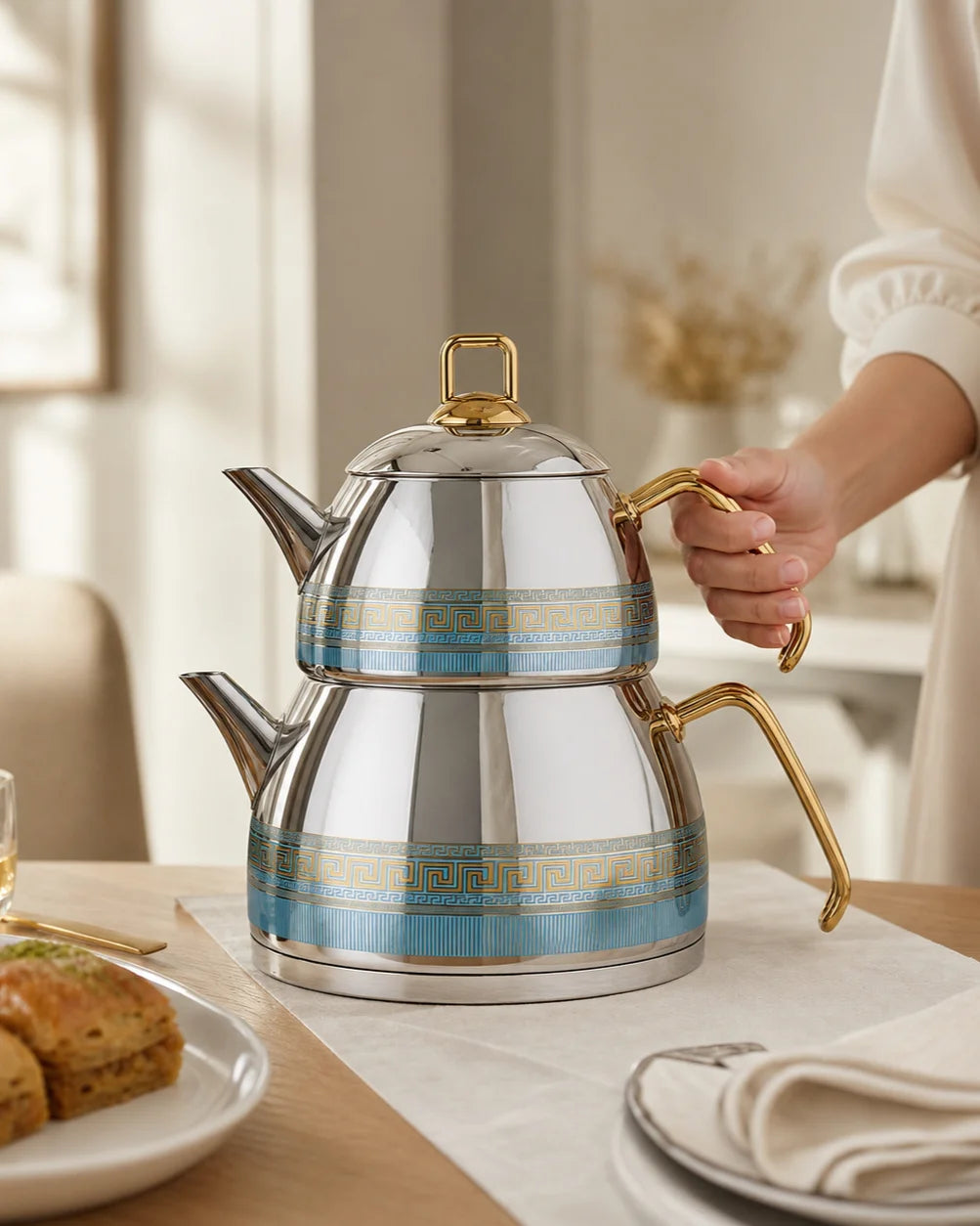 Ozlife ELA Teapot Set - Turquoise