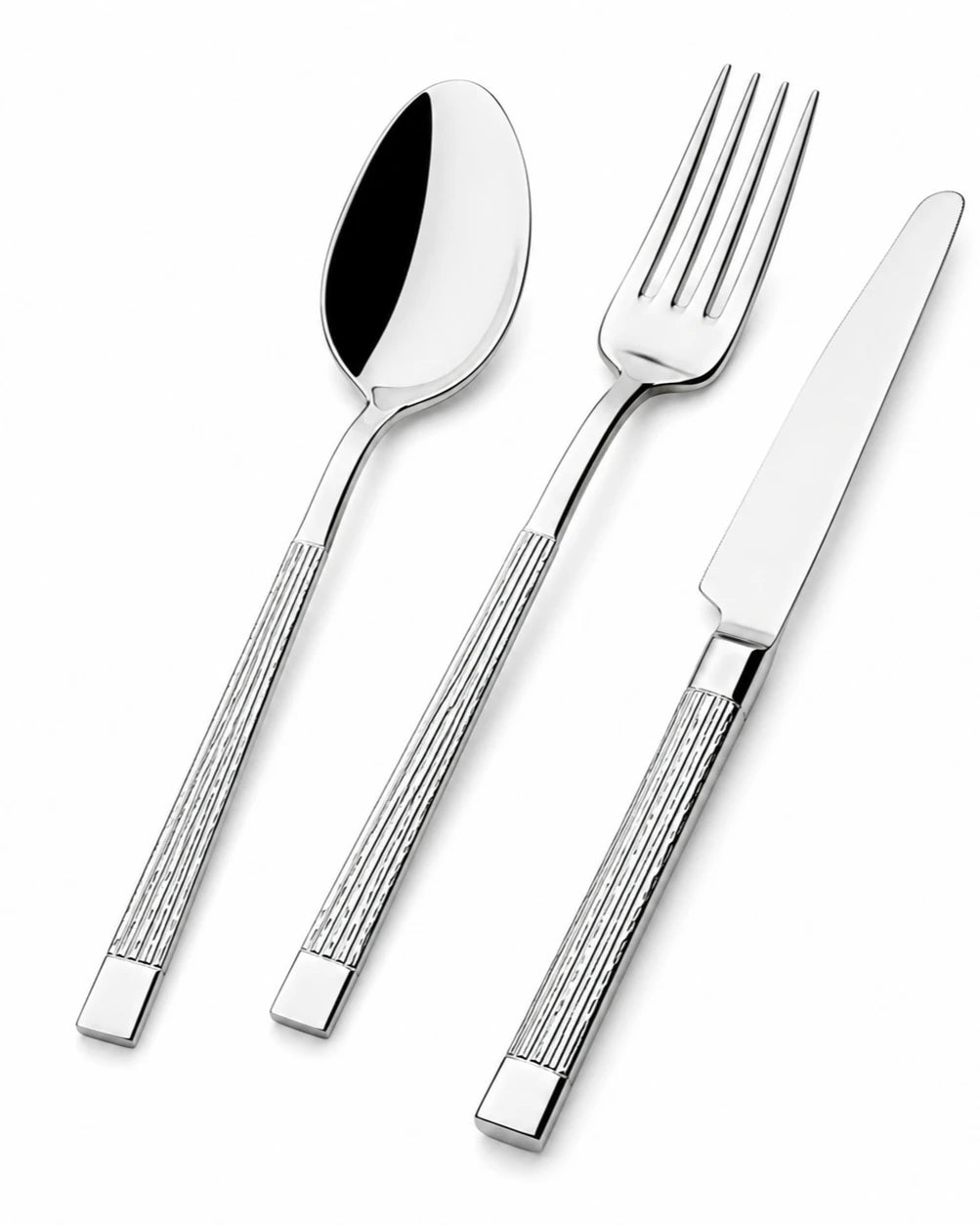 OZLIFE Linda 60-Piece Stainless Steel Cutlery Set – Flatware Set for 12