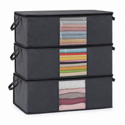 Helens 3-Piece Clear-Window Under-Bed Storage Set