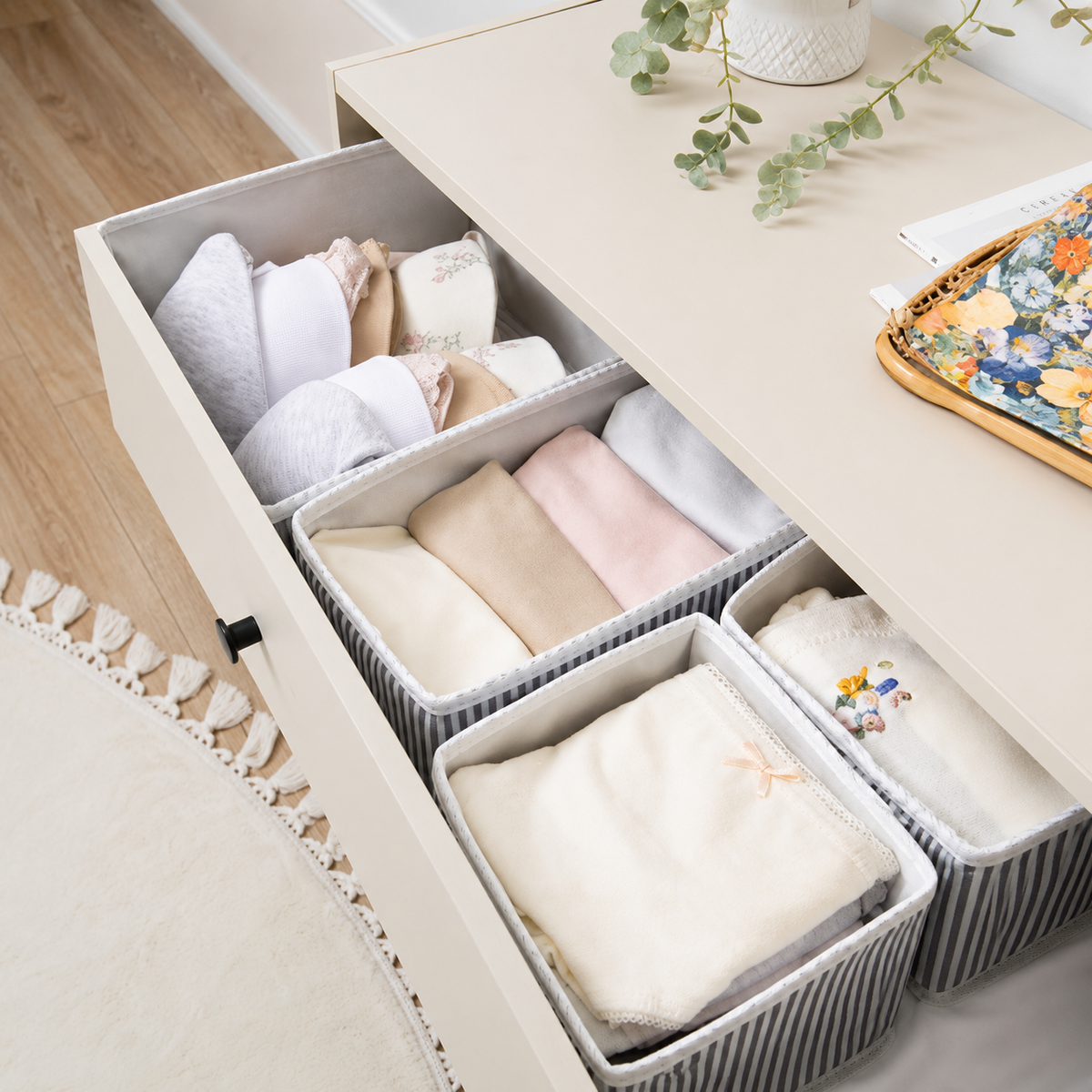ALAS 4-Piece Drawer Organizer