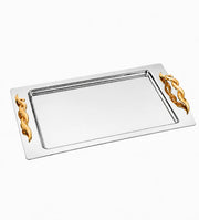 Ozlife Cigdem Tray - Plain Gold