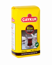 Caykur Rize turist cayi tea package on a white background