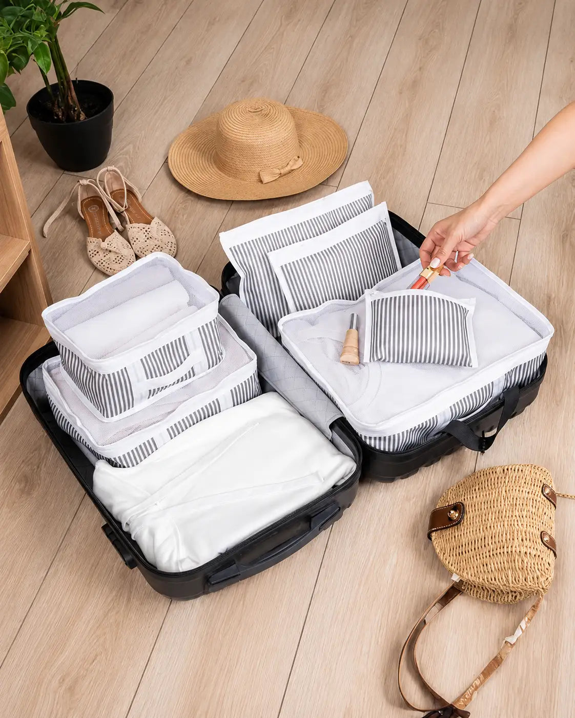 ALAS 6 Piece Luggage Organizer