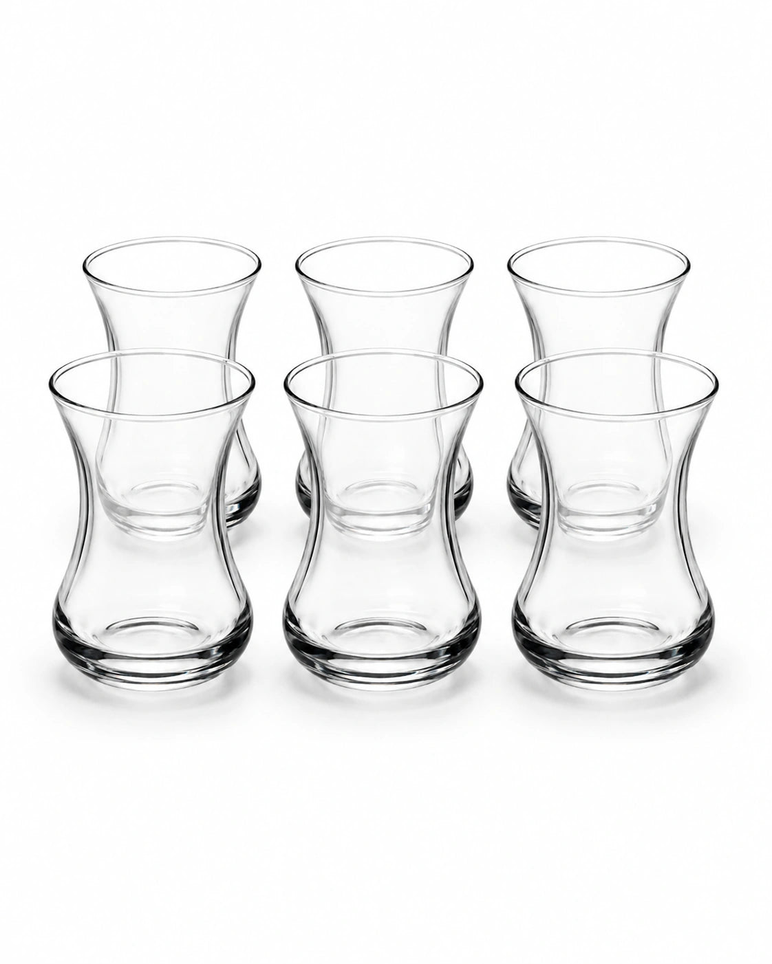 Pasabahce Thin-Waist Tea Glass 125 cc 6-Piece Set