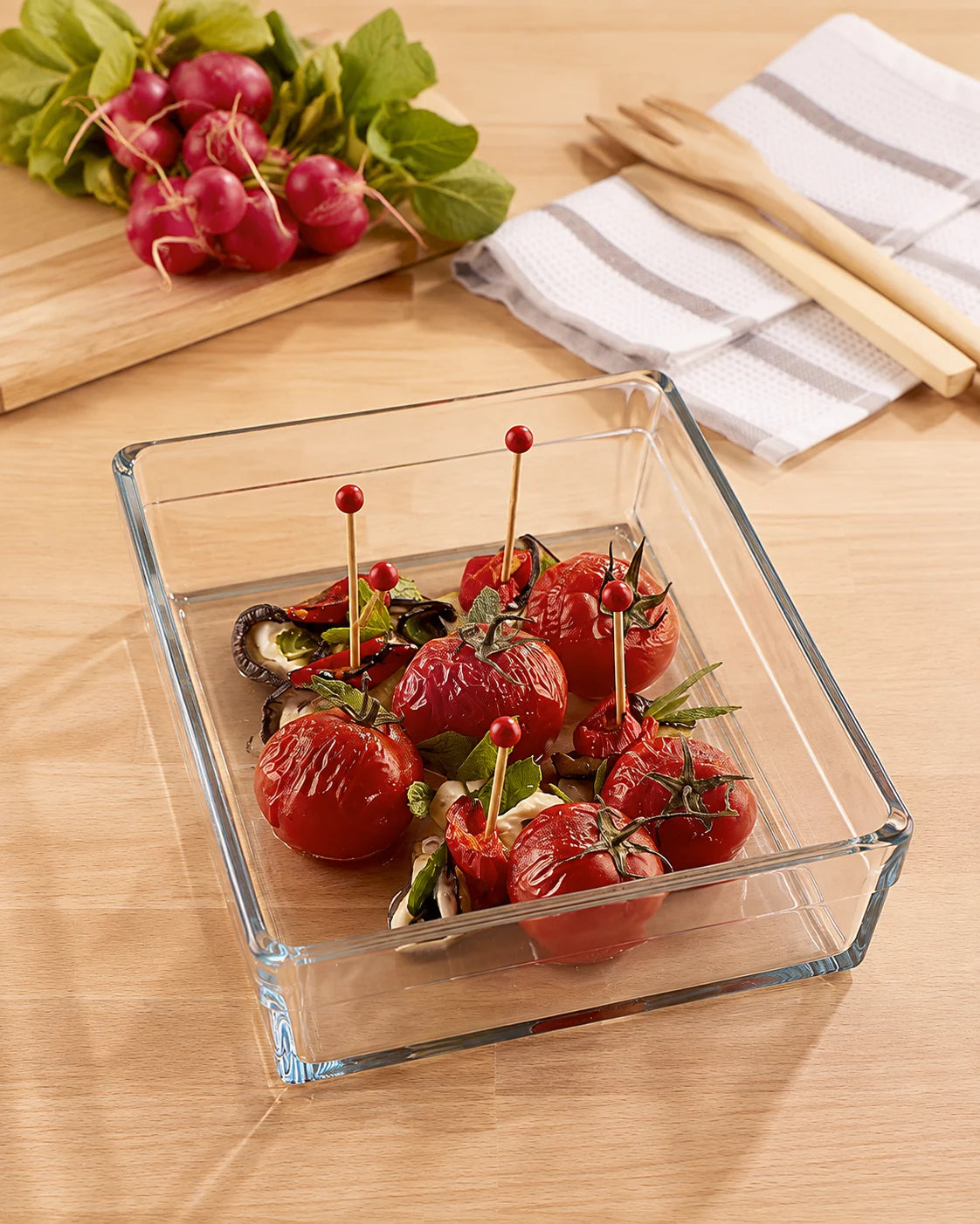 Pasabahce Rectangular Premium Borcam Tray 2500 cc