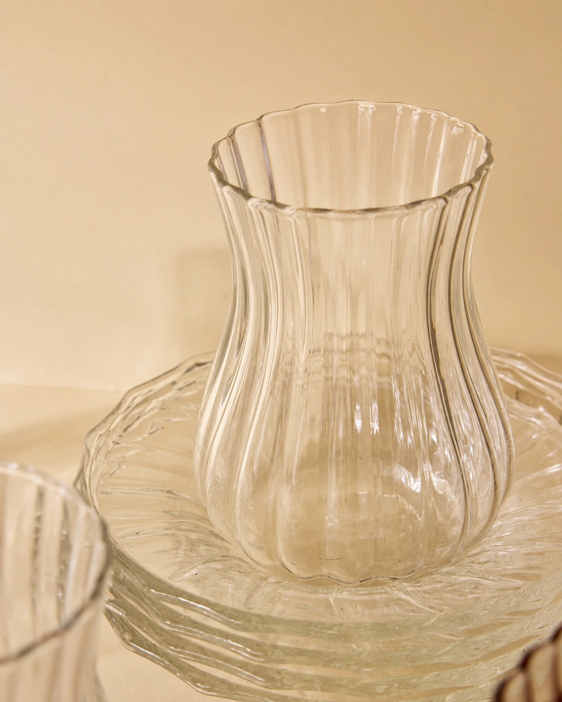Perotti Harmancık 12-Piece Borosilicate Glass Tea Set for 6 – 170 ml