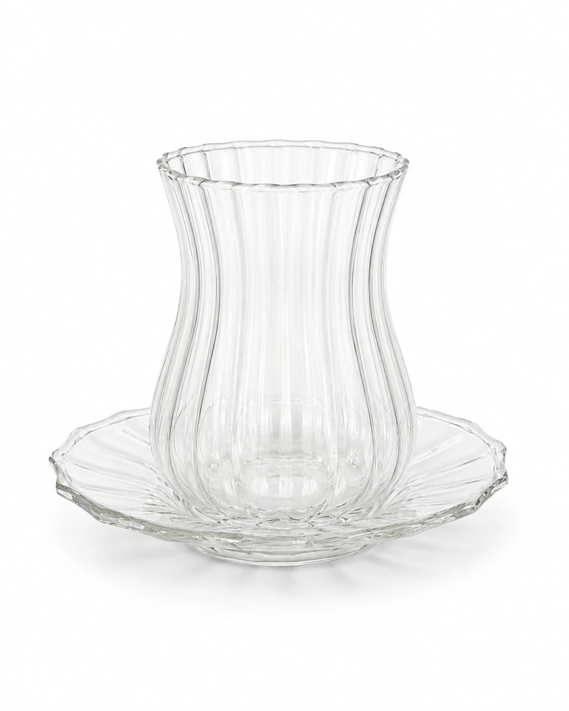 Perotti Harmancık 12-Piece Borosilicate Glass Tea Set for 6 – 170 ml