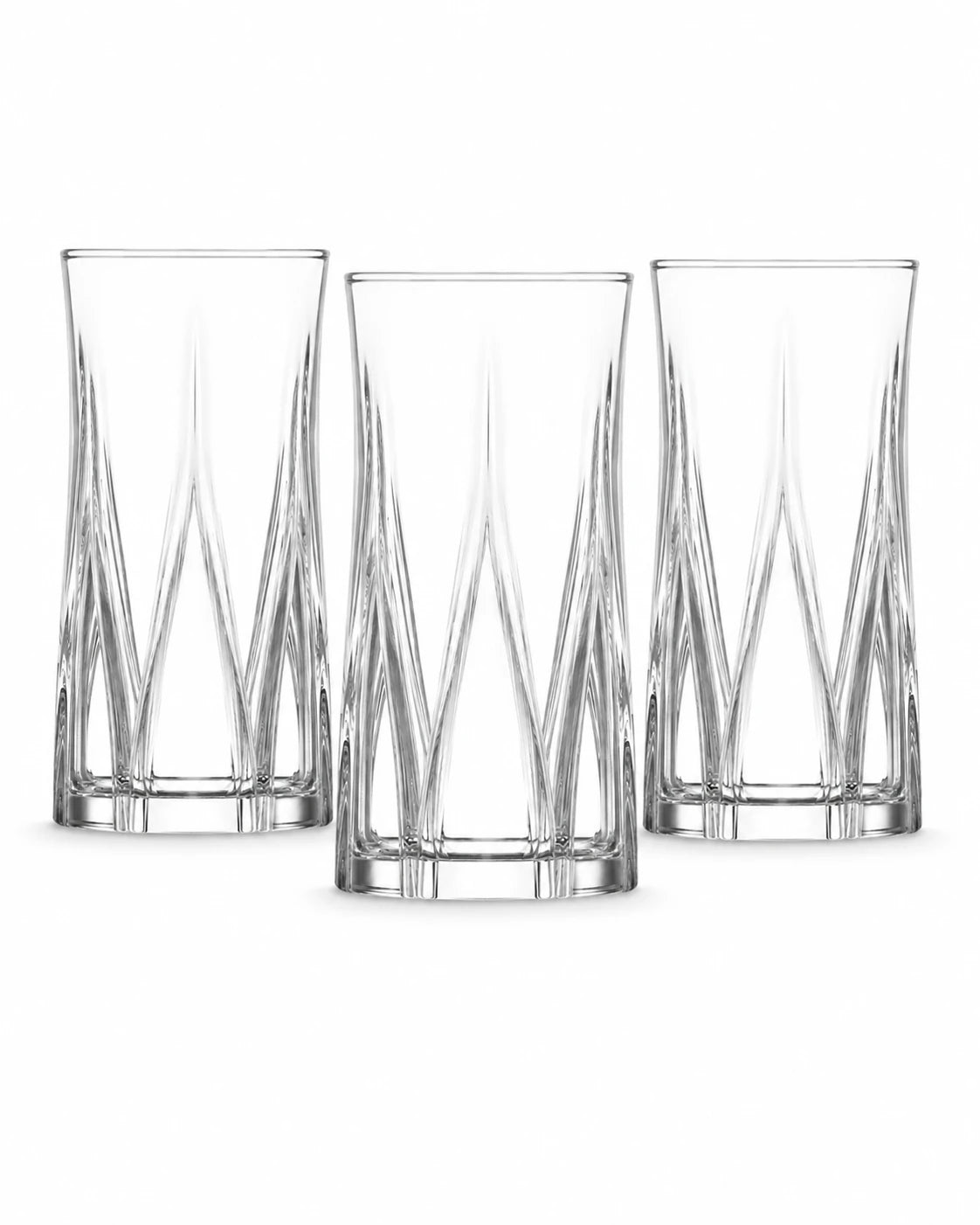 LAV Zoey 3-Piece Soft Drink Glass Set – 480 ml