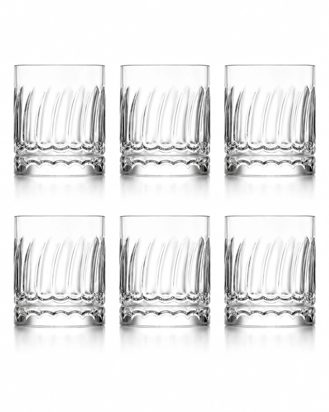 LAV Wave Glasses – 330 ml, Set of 6