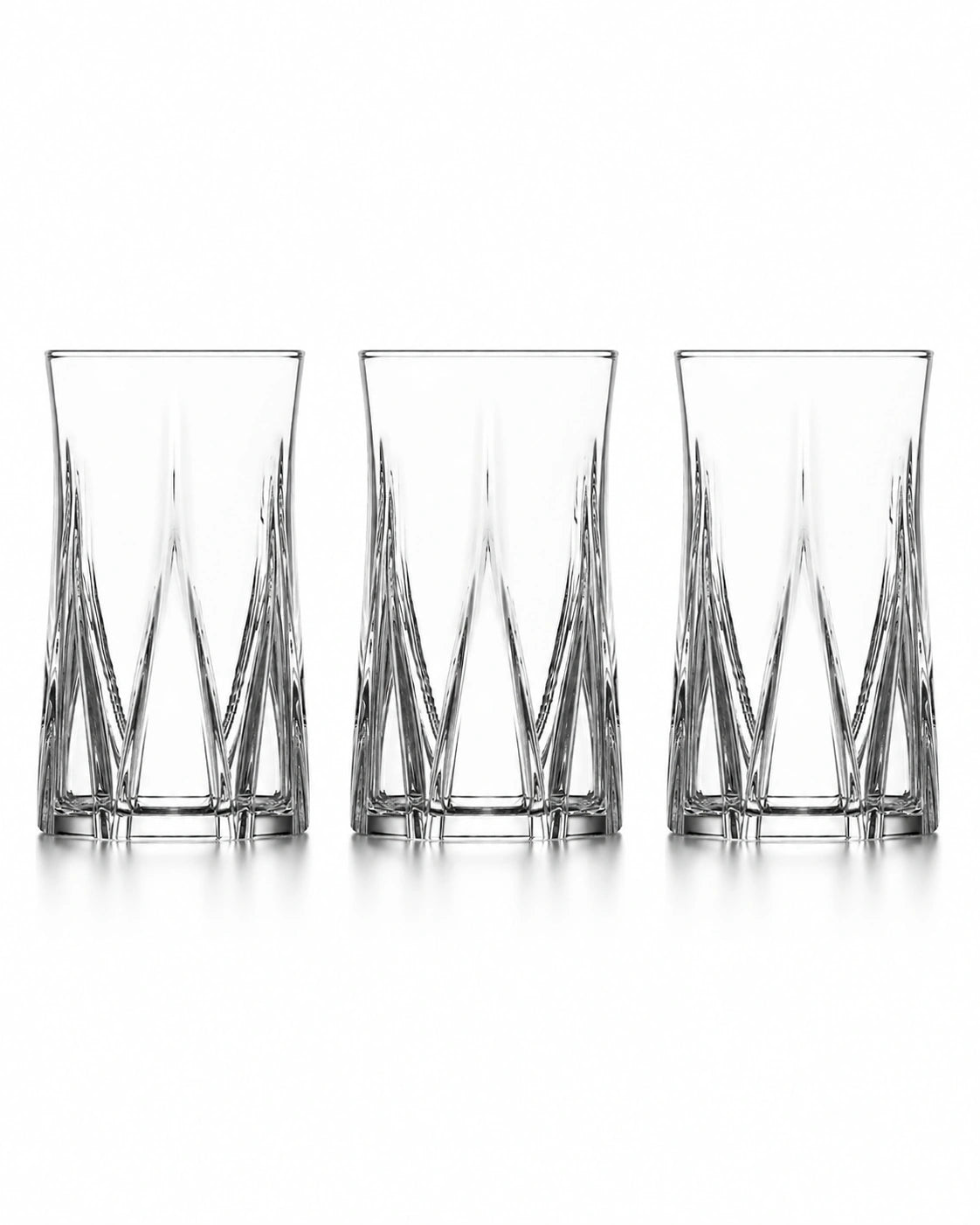 LAV Zoey Highball Glasses – 380 ml, Set of 6