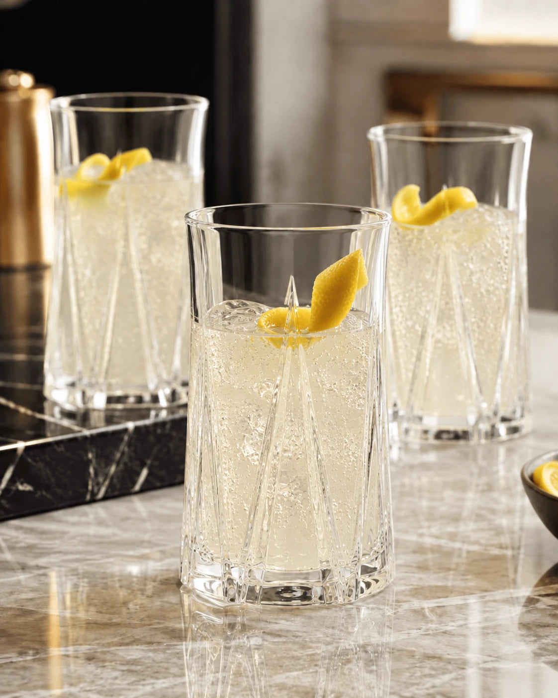 LAV Zoey Highball Glasses – 380 ml, Set of 6