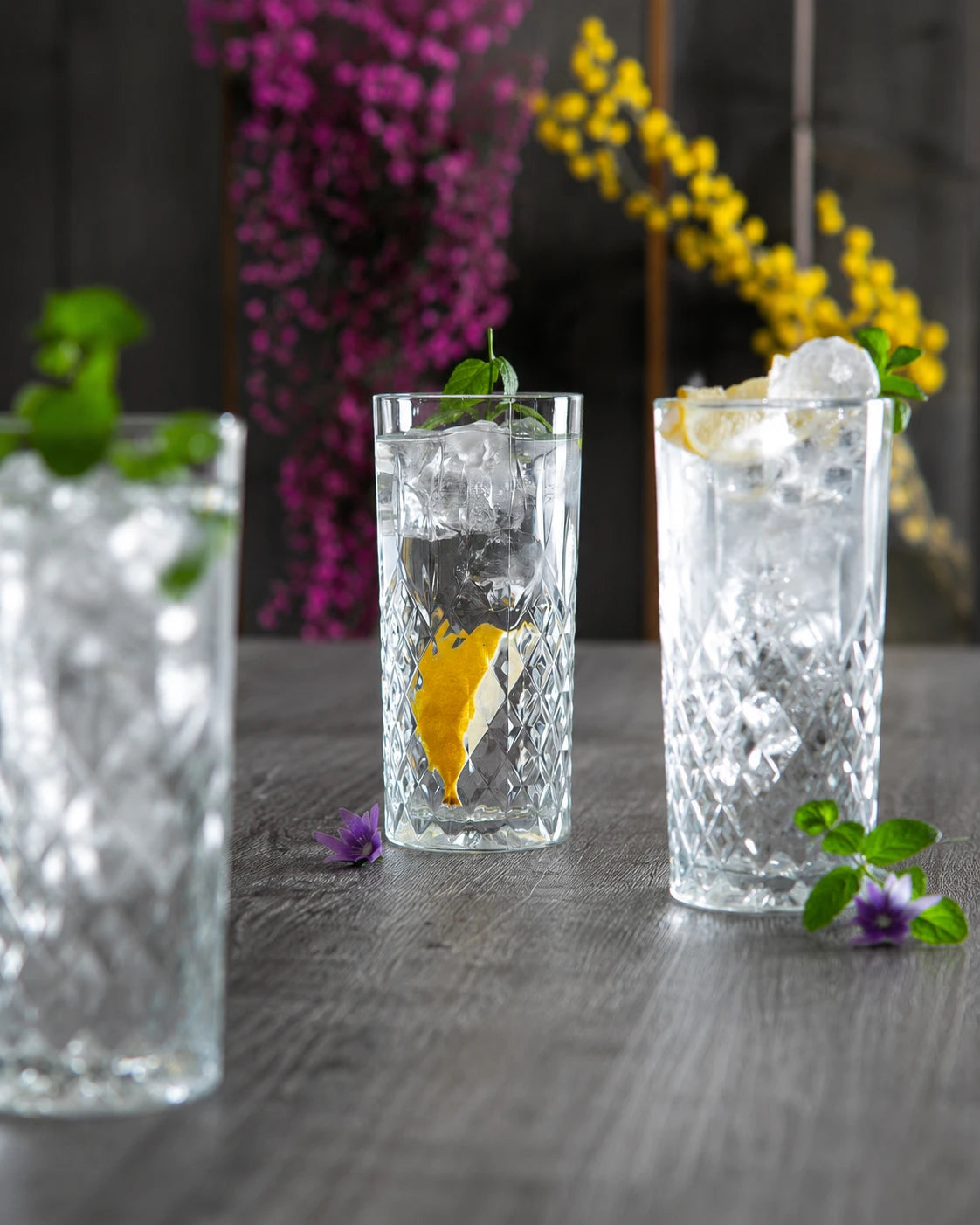 LAV Odin Highball Glasses – 356 ml, Set of 3