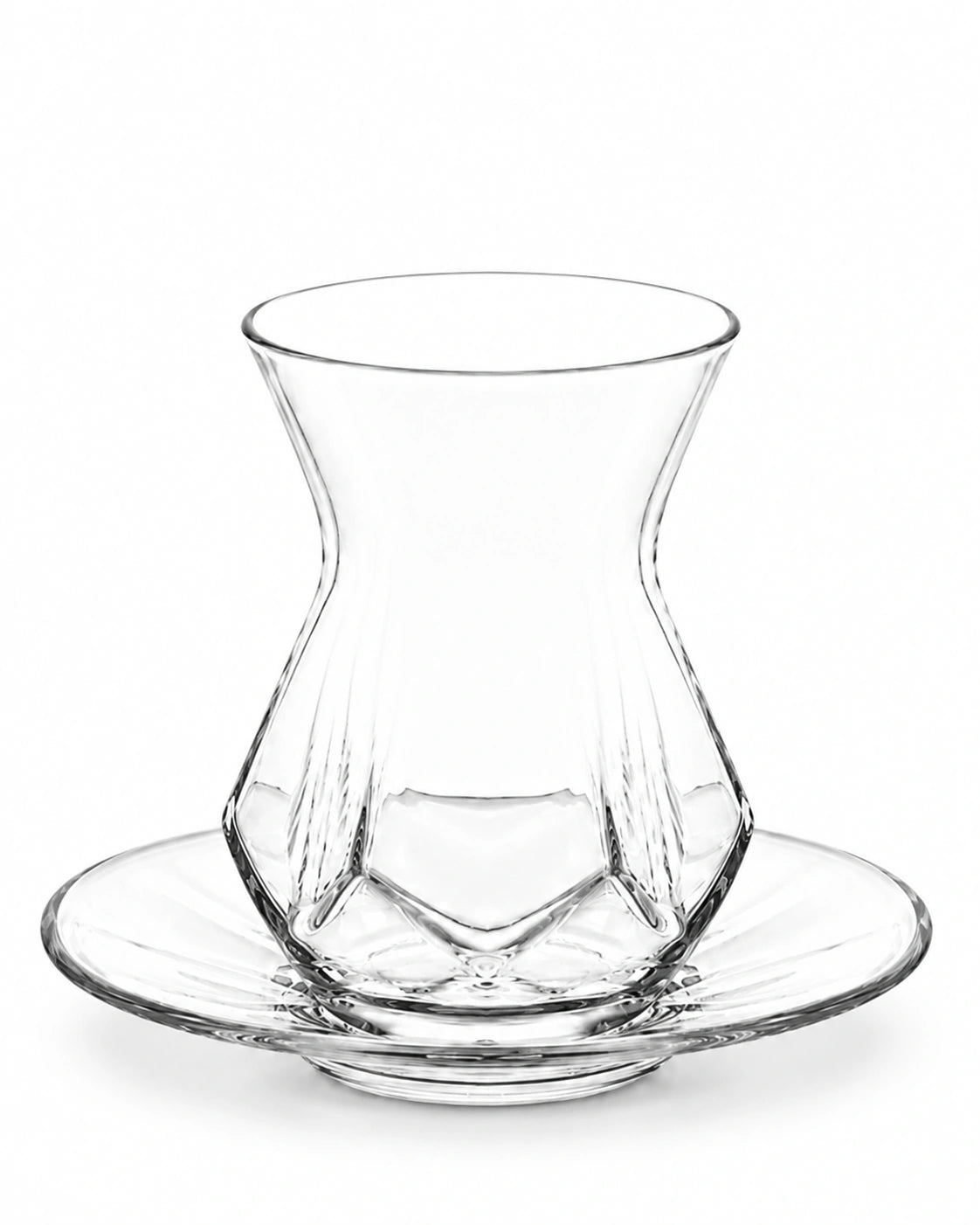 LAV Alya 12-Piece Turkish Tea Glass Set – 165 ml, Set of 6