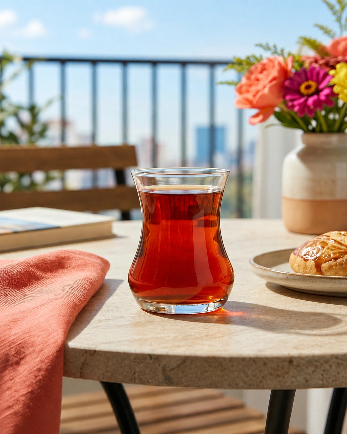 LAV Eda 170 ml Turkish Tea Glasses – Set of 6