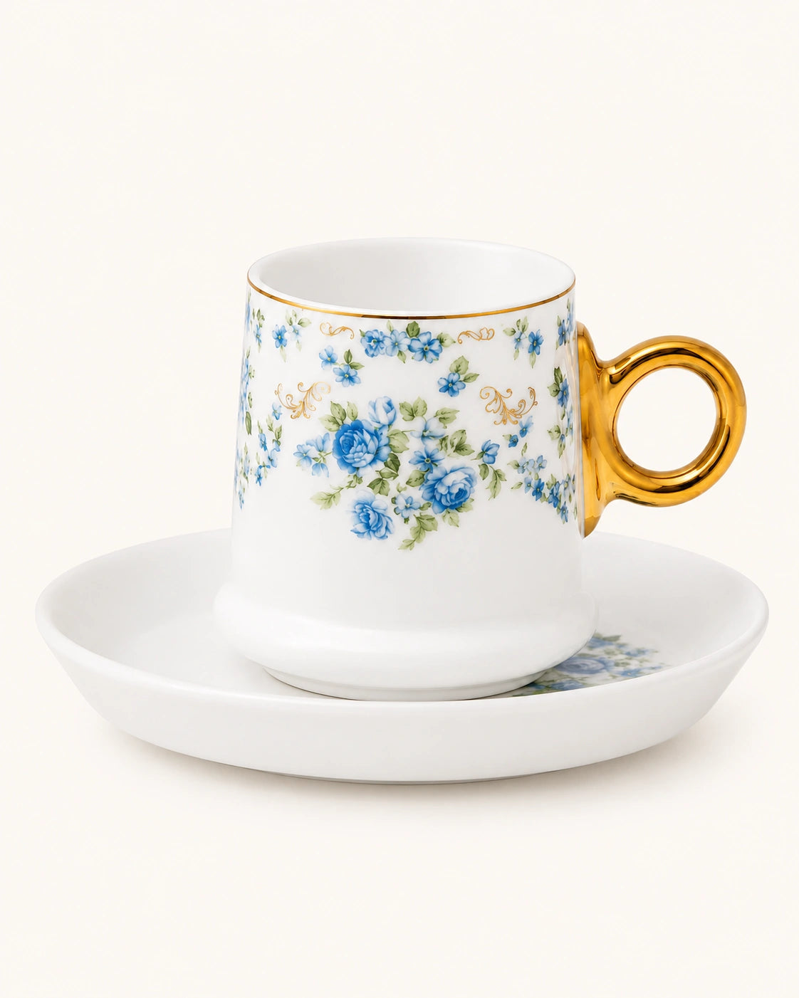 ACAR Orleans 6 Person Coffee Cup & Saucer Set