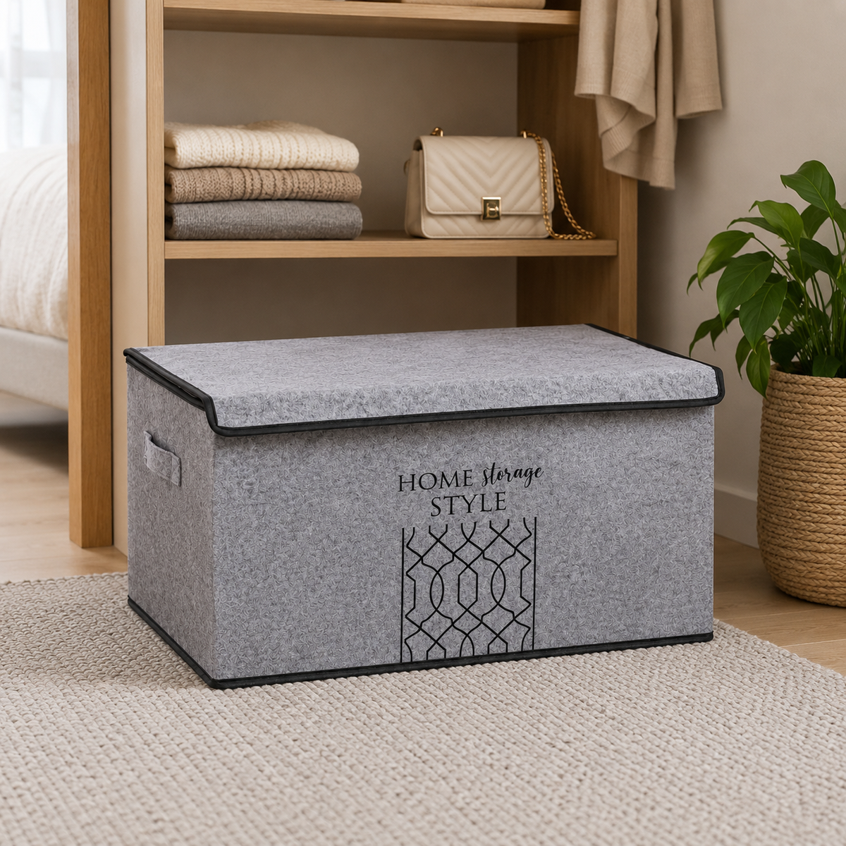 ALAS Felt Mega Plus Storage Box with Lid