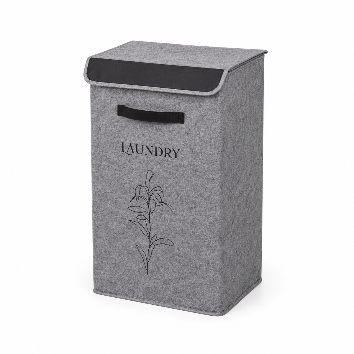 ALAS Faux Leather Laundry Hamper