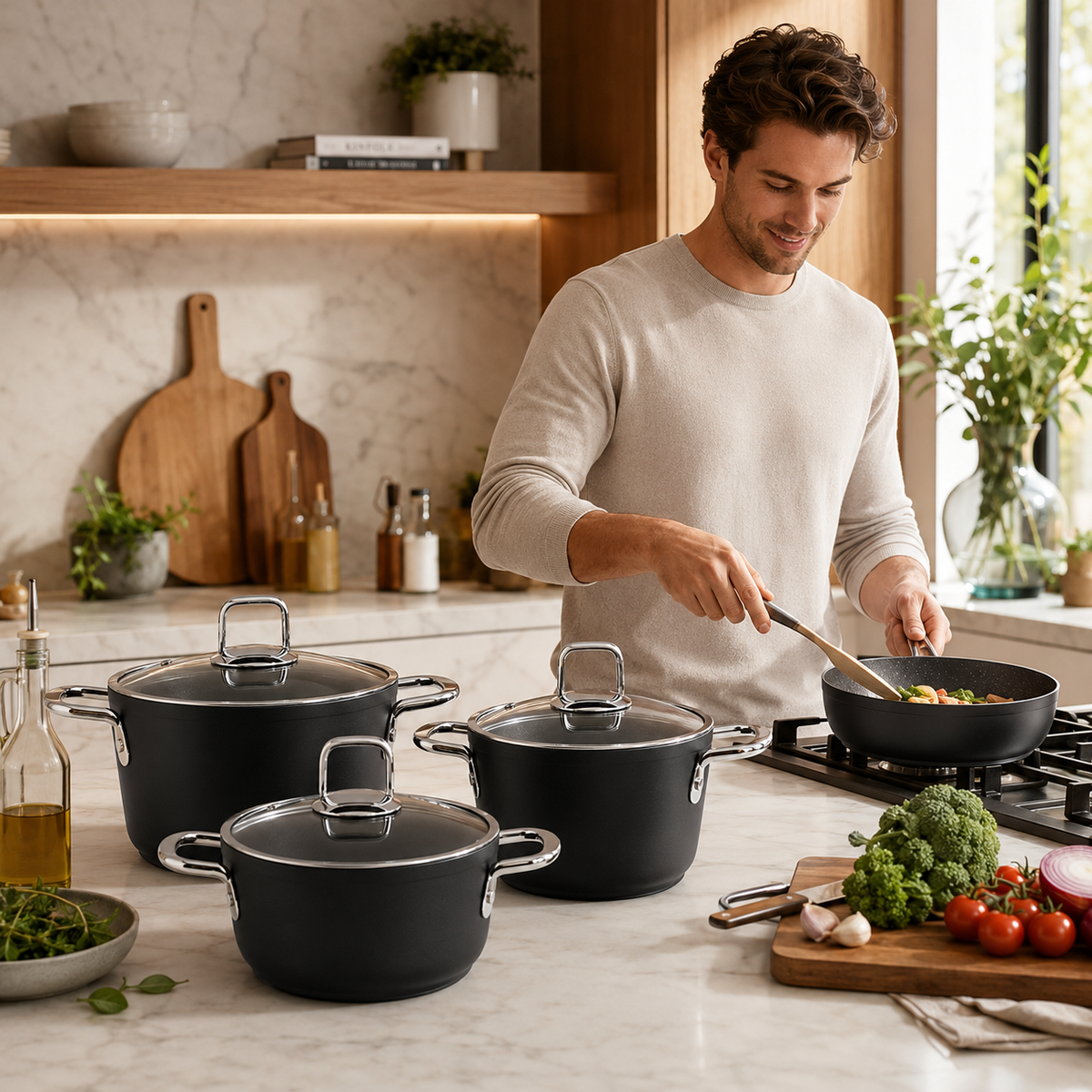 BRILLANT Cookware Set 7 Piece - Asterion