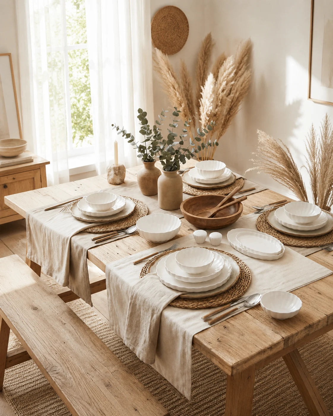 ACAR Passion 29-Piece Porcelain Dinnerware Set for 6