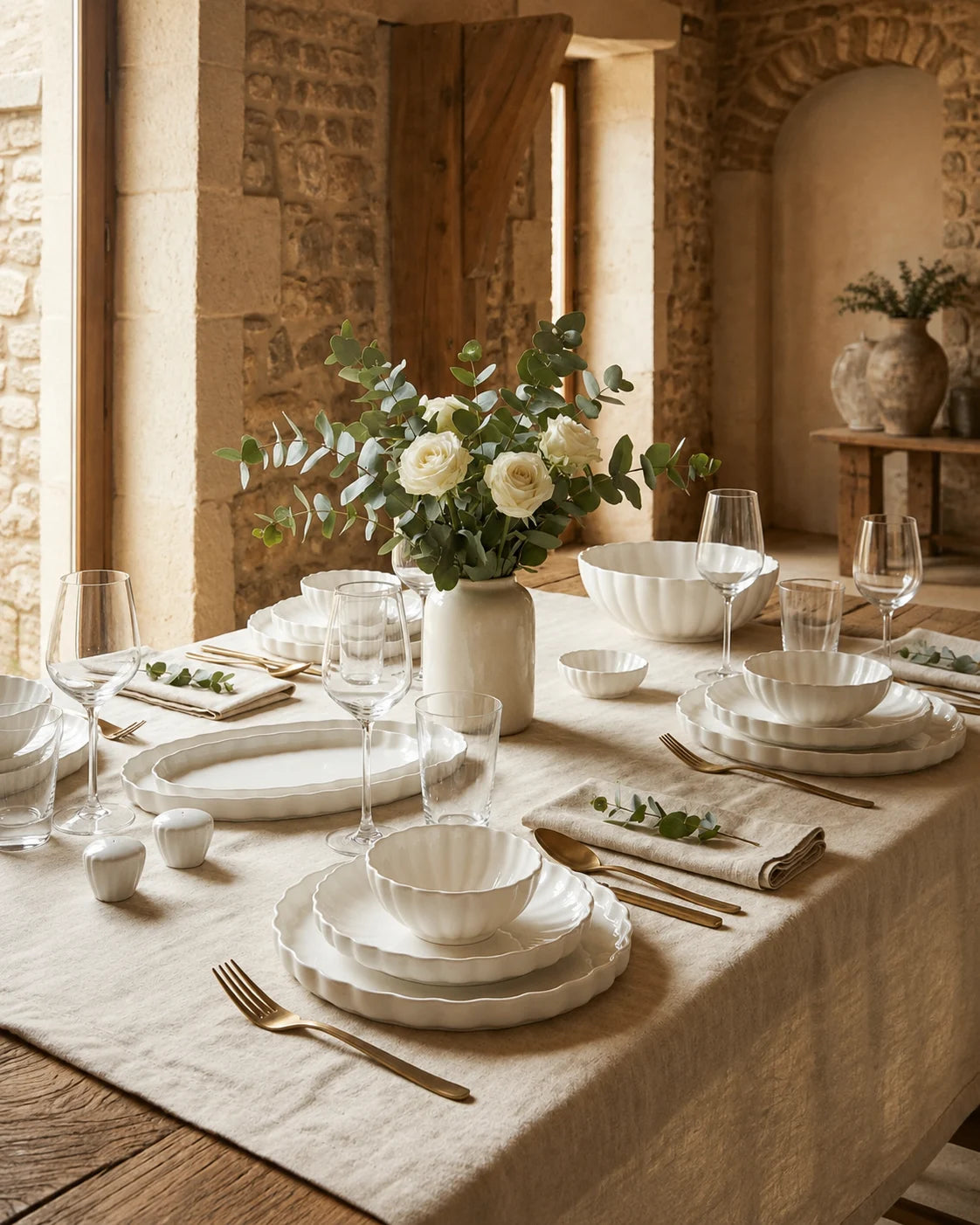 ACAR Passion 29-Piece Porcelain Dinnerware Set for 6