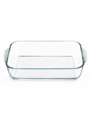 Paşabahçe Borcam 3850 cc Rectangular Glass Baking Dish with Handles