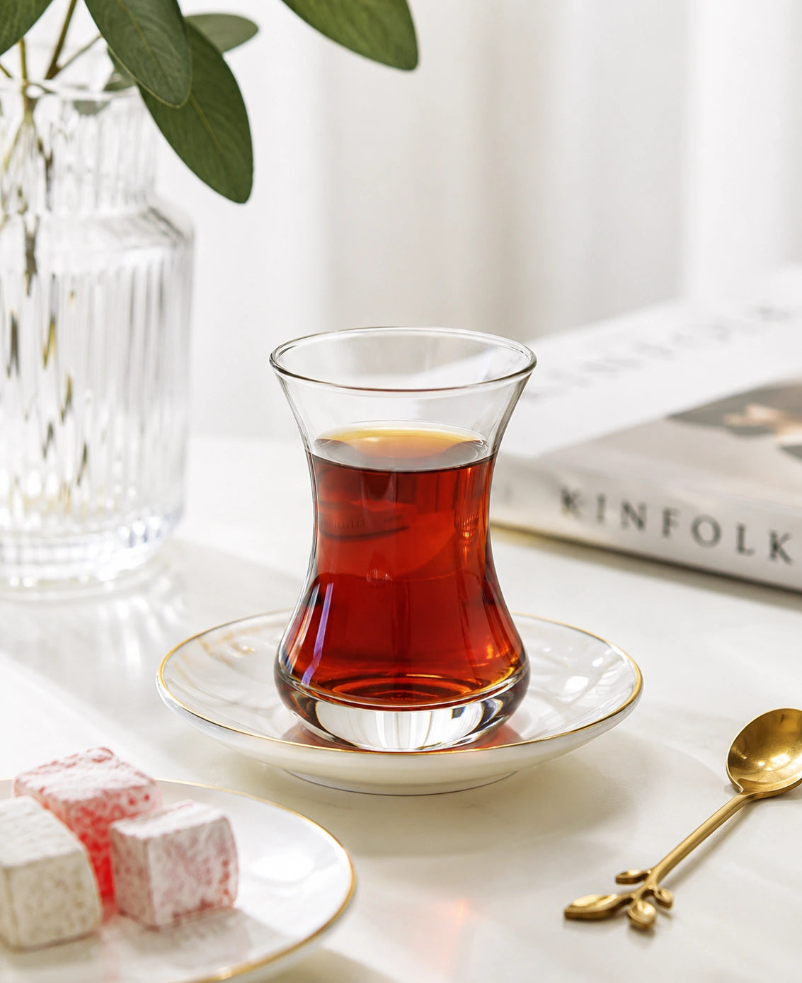 Paşabahçe Vefa Turkish Tea Glass 130 ml – Set of 6
