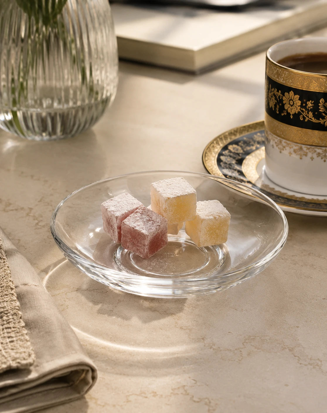 Pasabahce Tea Saucer 6-Piece Plain - Large