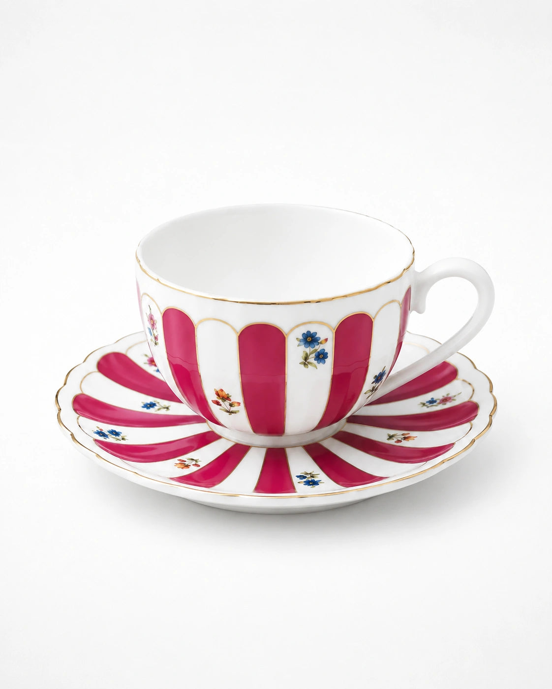 ACAR Marlowe 6 Person Tea Cup and Saucer Set