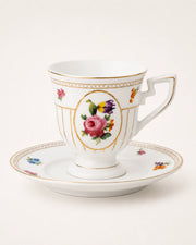 ACAR Shirley 6 Person Coffee Cup and Saucer Set