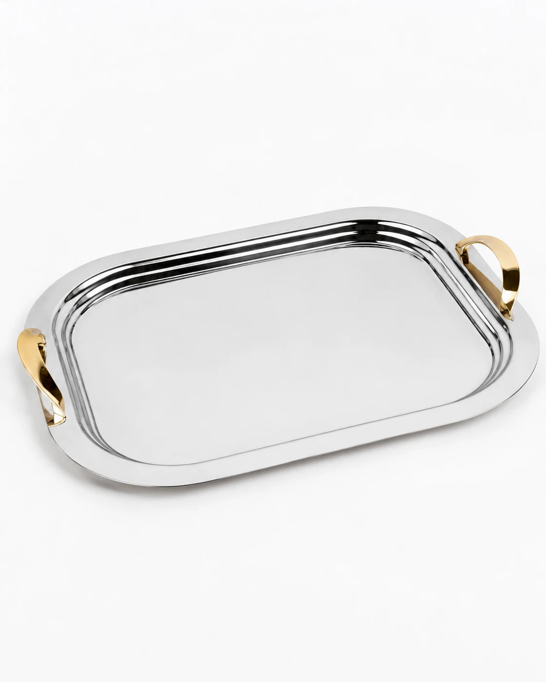 Ozlife Koza Tray Large - Plain Gold