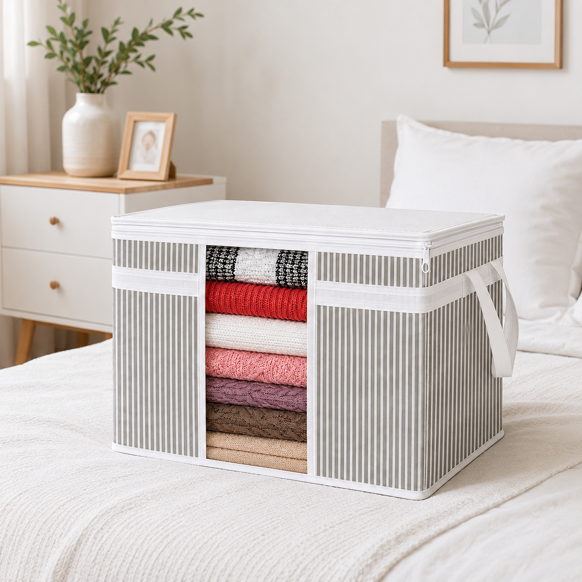 ALAS Clear-Window Pillow Storage Bag