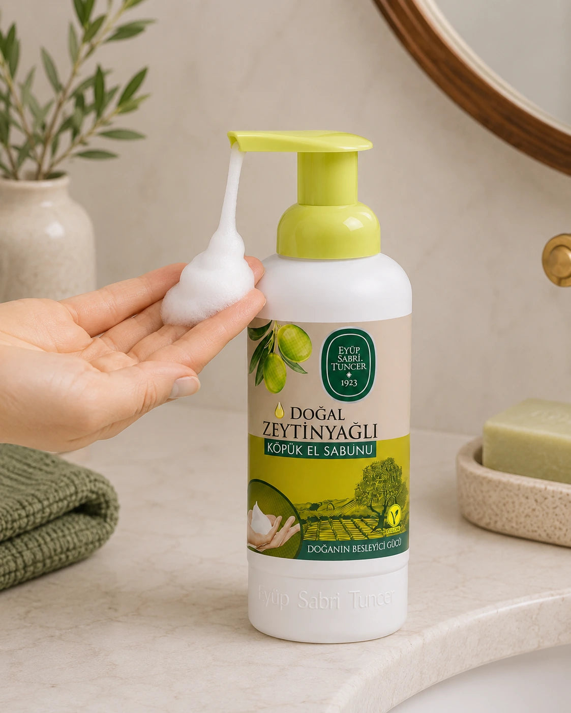 Eyüp Sabri Tuncer Natural Olive Oil Foaming Hand Soap – 500 ml
