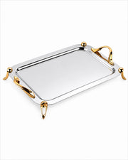 Ozlife Ecrin Footed Trays - Gold