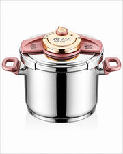 Ozlife GALA 8L Clipso Pressure Cooker – Rose Handle