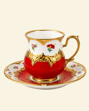 KOSOVA Nescafé 6-Person Porcelain Coffee Cup & Saucer Set (200 ml)