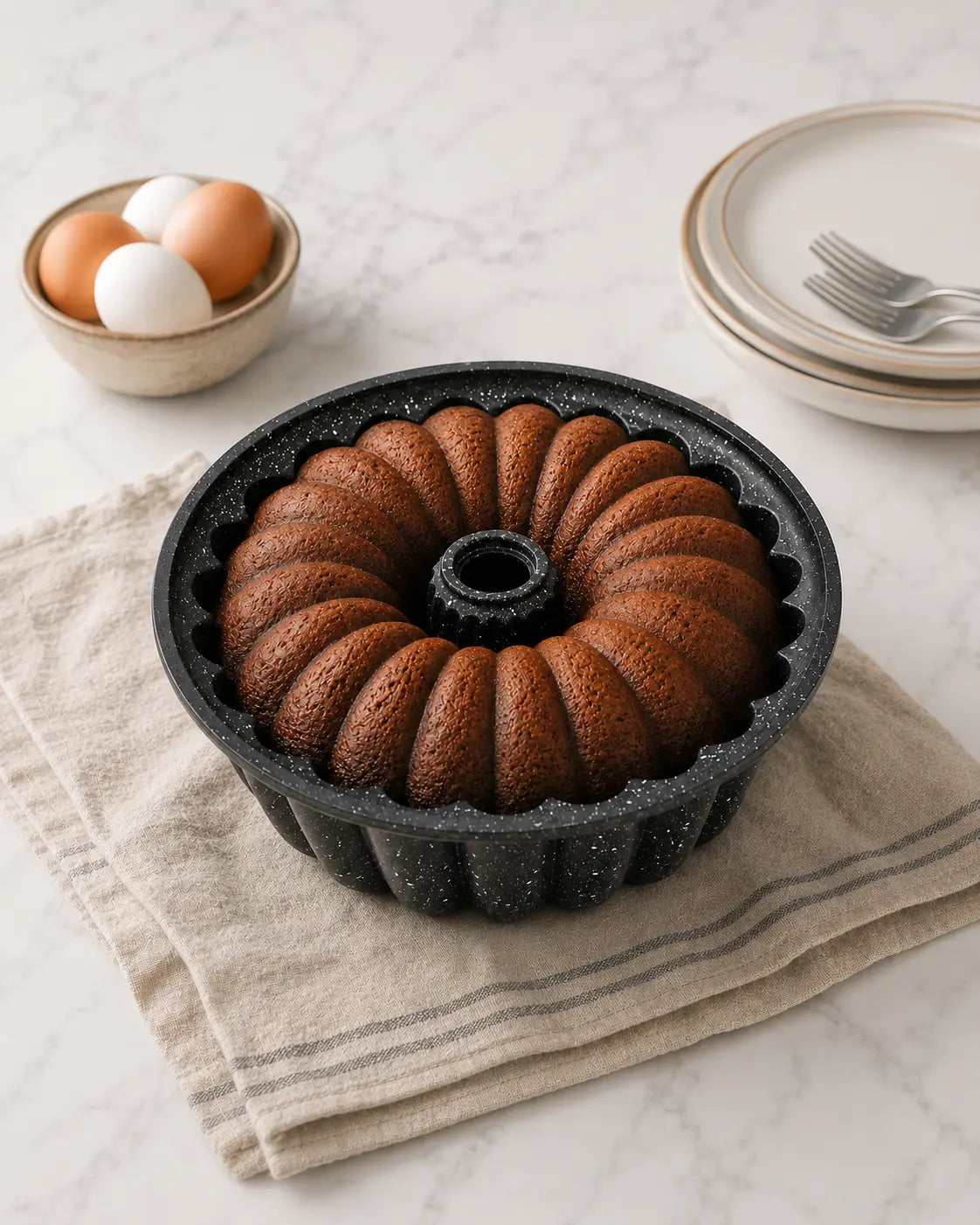 Ozlife Damla Cake Pan Black