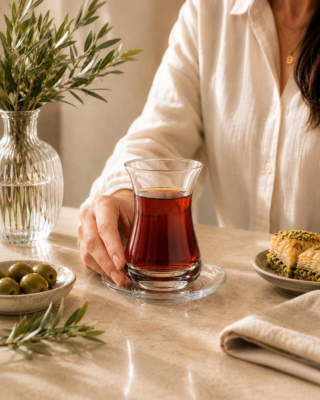 Pasabahce Aida Tea Glass 160 cc 6-Piece Set