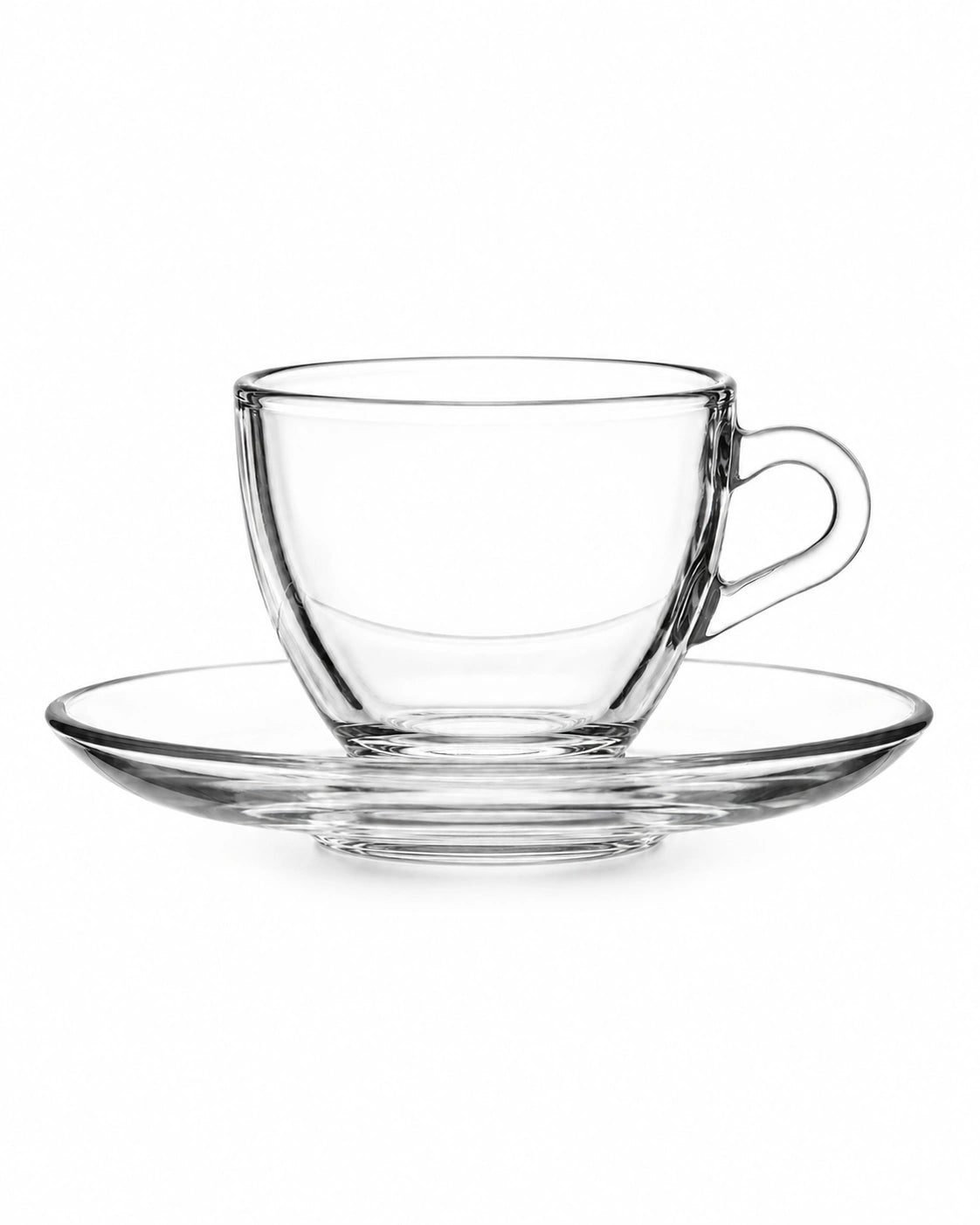 Pasabahce Basic Cup Set (6 Cups & 6 Saucers)