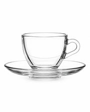 Pasabahce Basic Cup Set (6 Cups & 6 Saucers)