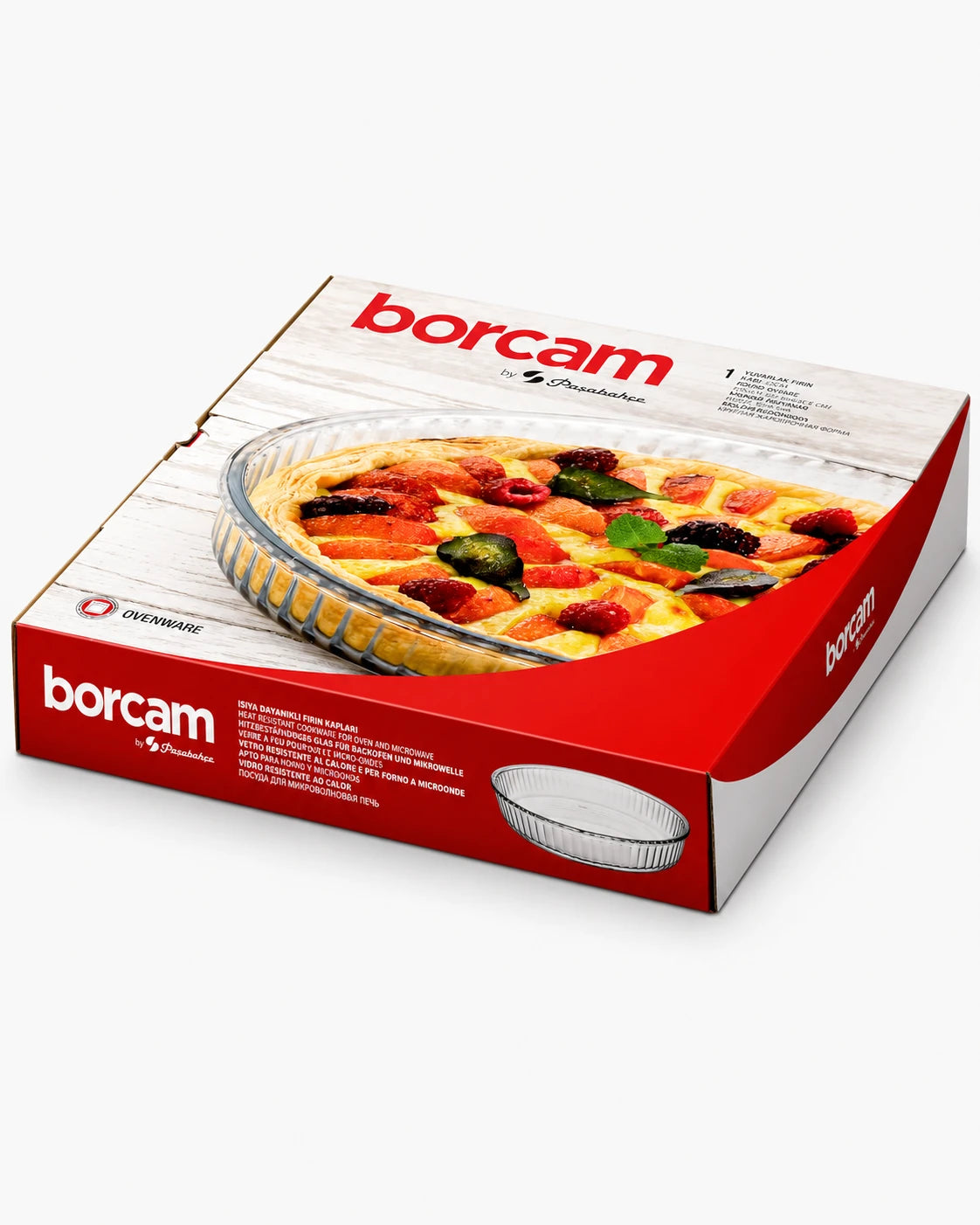 Pasabahce Round Borcam Tray 2950 cc