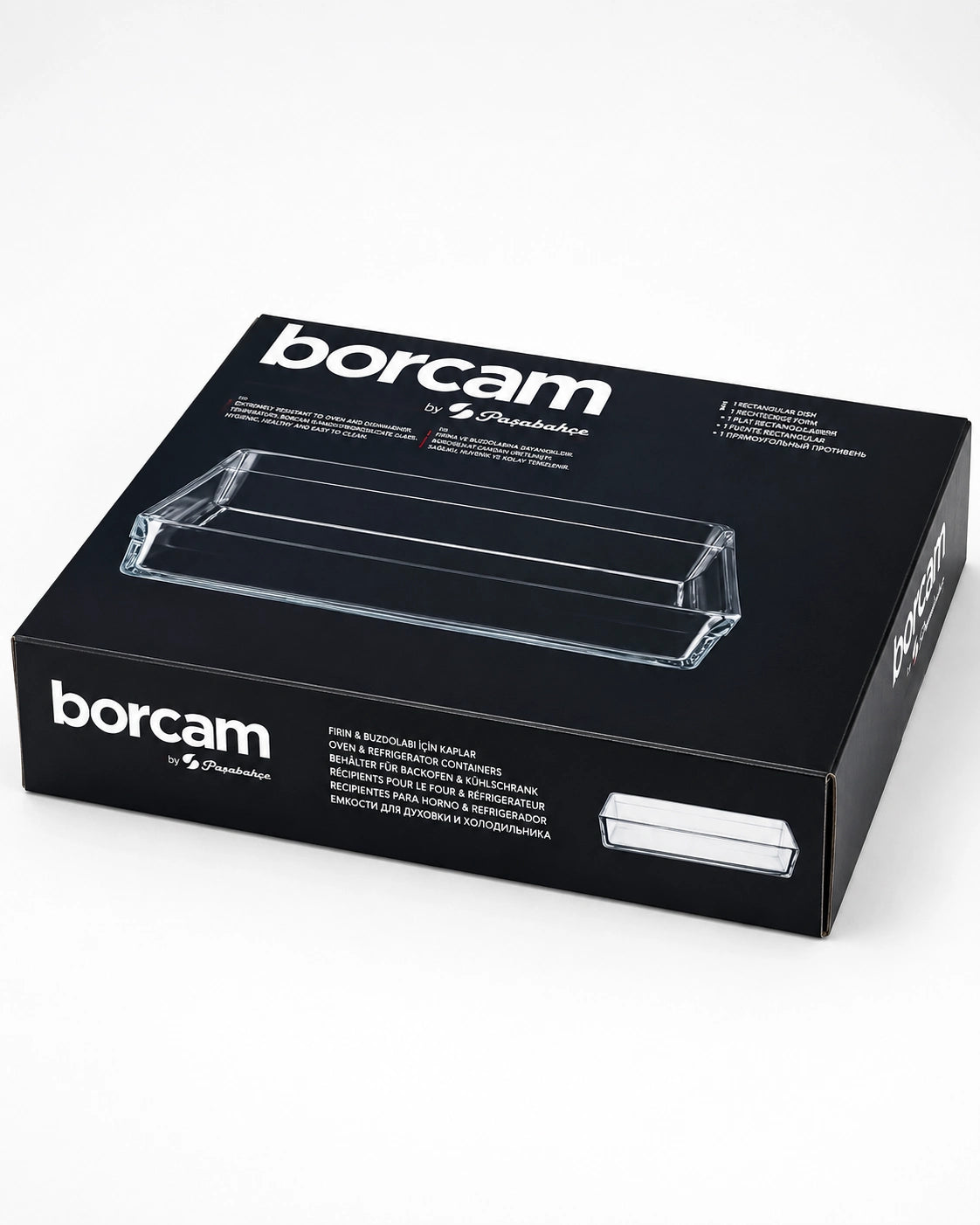 Pasabahce Rectangular Premium Borcam Tray 4350 cc