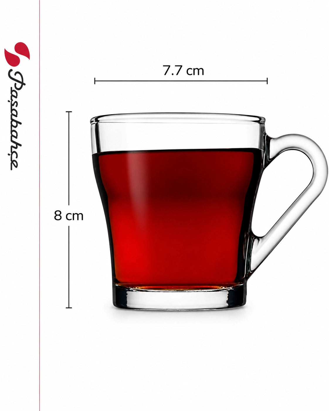 Pasabahce Chroma Mug 205 cc 1 Piece Set