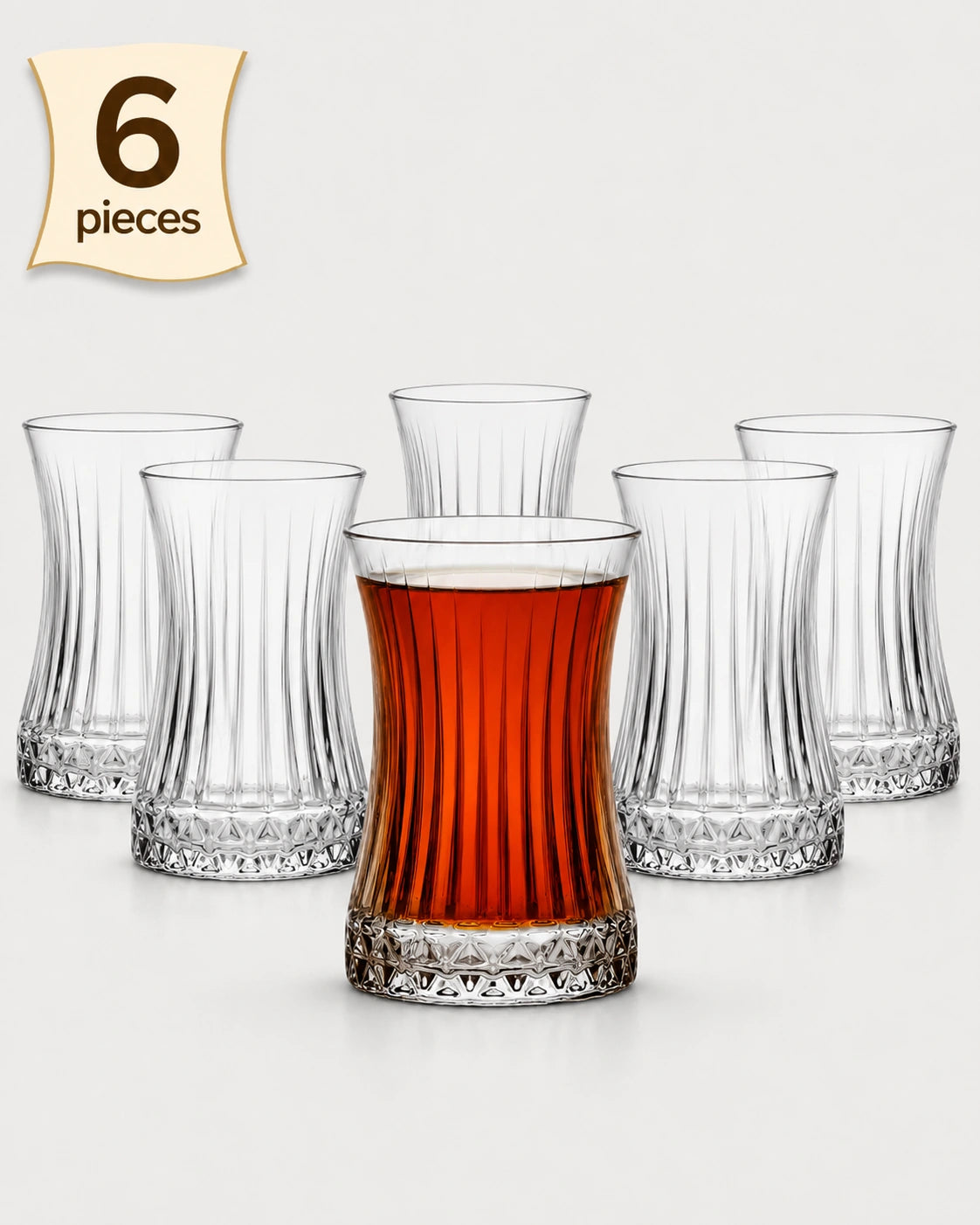 Pasabahce Elysia Tea Glass 170 cc 6 Piece Set