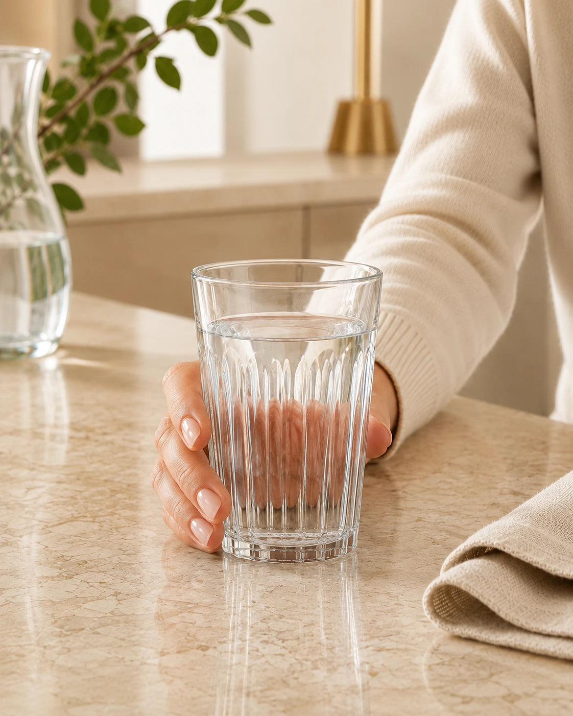 Pasabahce Palaks Water Glass 200 cc 6 Piece Set