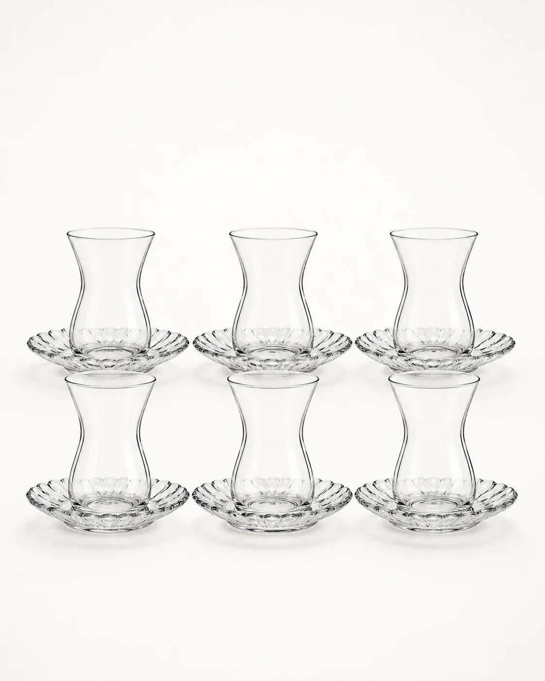 Pasabahce Selale Tea 12 Piece Set with Saucer 140 cc
