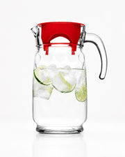 Pasabahce Space Pitcher 1650 cc| Red Plastic Lid