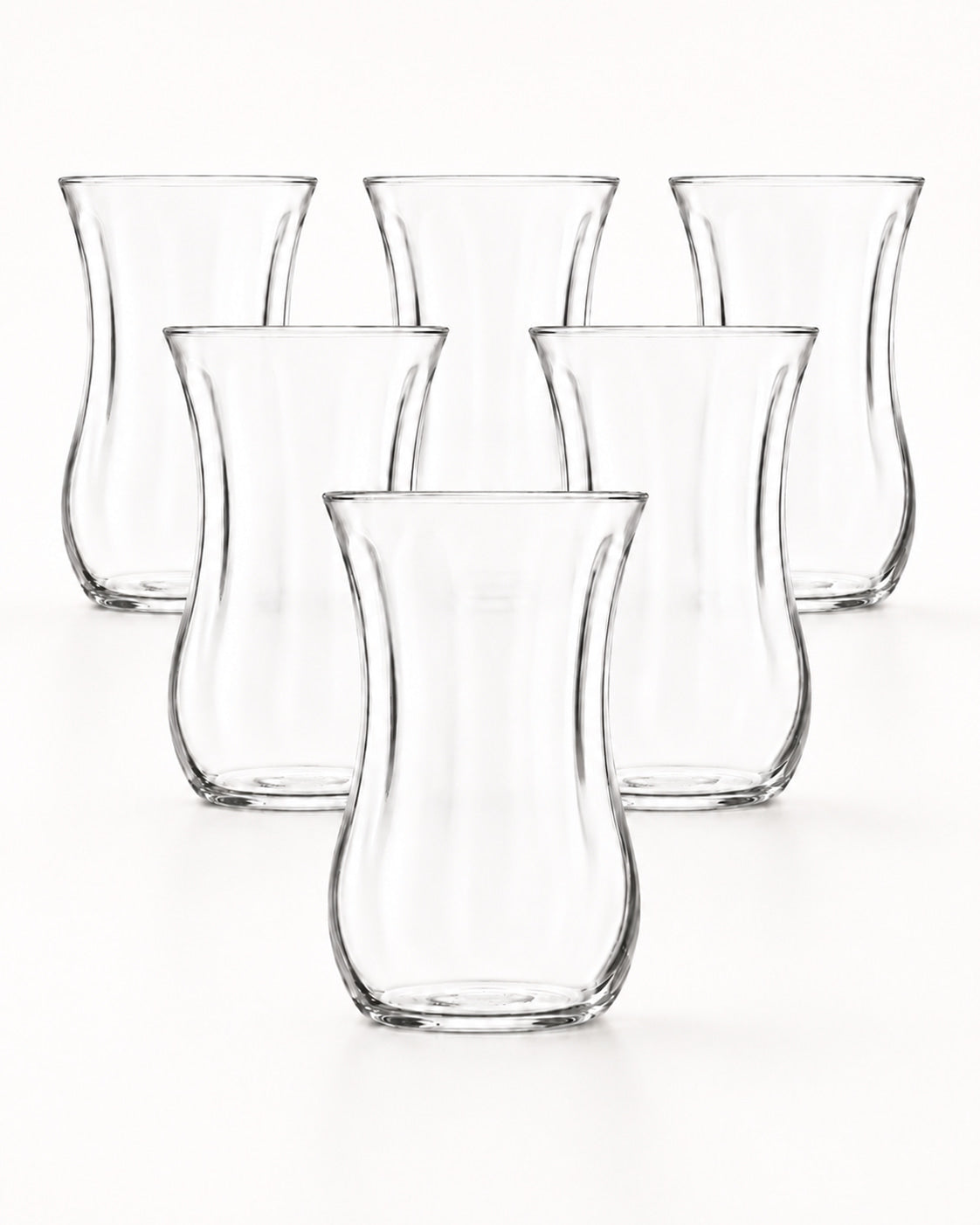 Pasabahce Uskudar Optic Tea Glass 120 cc 6 Piece Set
