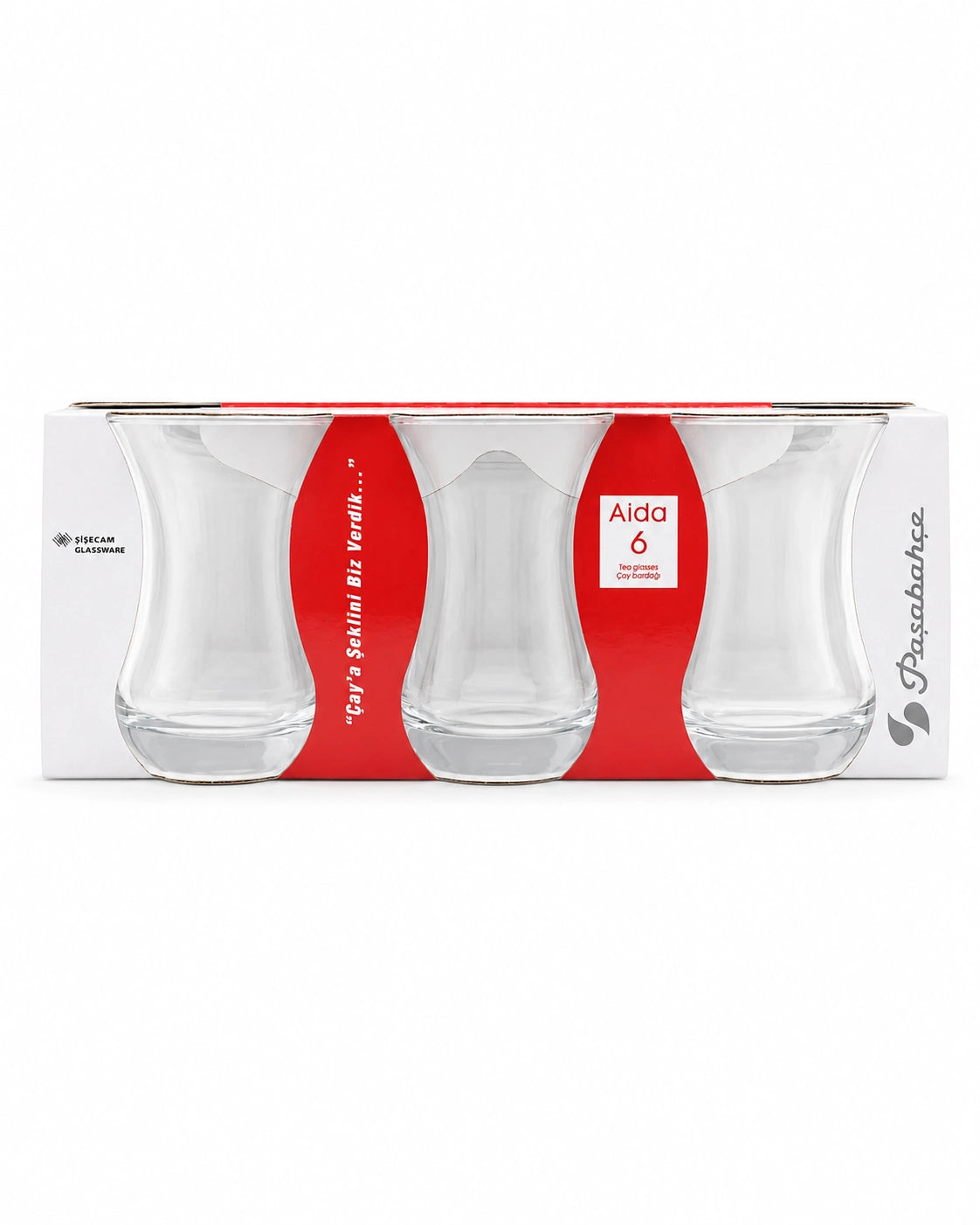 Pasabahce Aida Tea Glass 160 cc 6-Piece Set